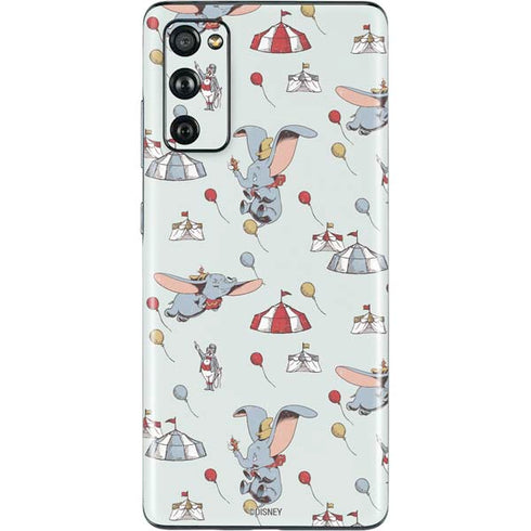 Disney Dumbo Vintage Pattern Galaxy S20 Fan Edition Skin